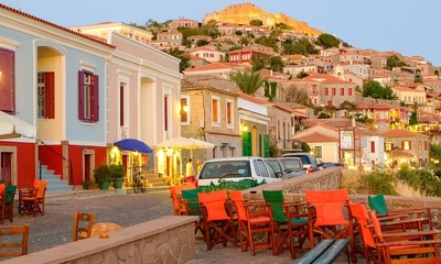 PERŞEMBE AKŞAM GEMİSİ İLE TAVERNA VE PETRA MOLYVOS TURU 